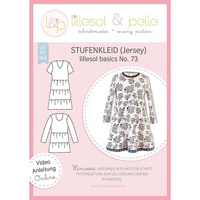 Stufenkleid (Jersey) | Lillesol & Pelle No. 73 | 80-164,  image number 1