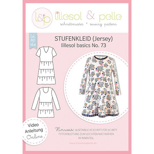 Stufenkleid (Jersey) | Lillesol & Pelle No. 73 | 80-164,  image number 1