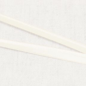 Satin Paspelband [10 mm] – wollweiss, 