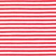 Baumwolljersey schmale Streifen – rot/weiss,  thumbnail number 1