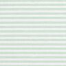 Baumwollstoff Cretonne legere Streifen – hellmint/weiss,  thumbnail number 1