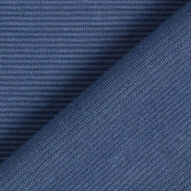 Ottoman-Rippenjersey Uni – jeansblau,  image number 4