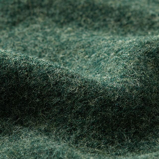 Woll-Walkloden Melange – dunkelgrün, 