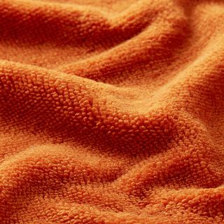 Kuschelfrottee Bambus Uni – terracotta, 