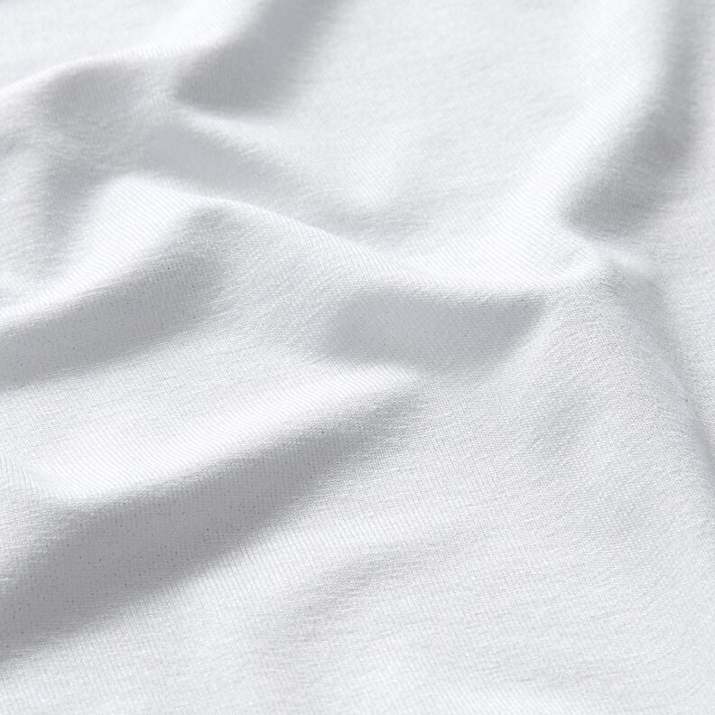 Viskosejersey Glitzer – weiss, image number 2