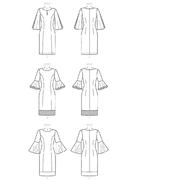 Kleid | Butterick 6624 | 44-50,  image number 8