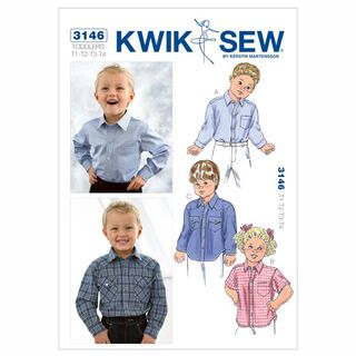 Hemd für Kinder | KwikSew 3146 | 80-104, 