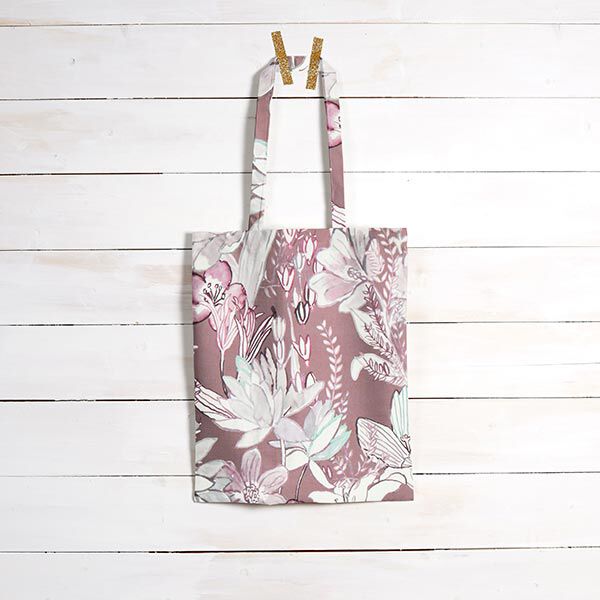 Outdoorstoff Aquarell Blüten – beere, image number 9