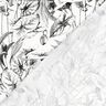 Viskose-Leinen-Mix Tropenpflanzen – wollweiss/schwarz,  thumbnail number 4