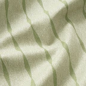 Outdoorstoff Canvas Wellenstreifen – helloliv/hellbeige, 