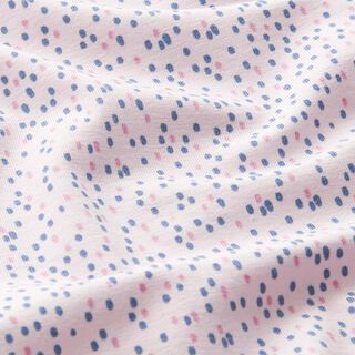 Baumwolljersey  – rosé/jeansblau, 