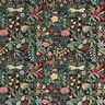Dekostoff Gobelin Blumen-Kacheln – schwarz,  thumbnail number 1