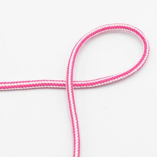 Baumwollkordel 2-farbig [Ø 8 mm] – intensiv pink, 