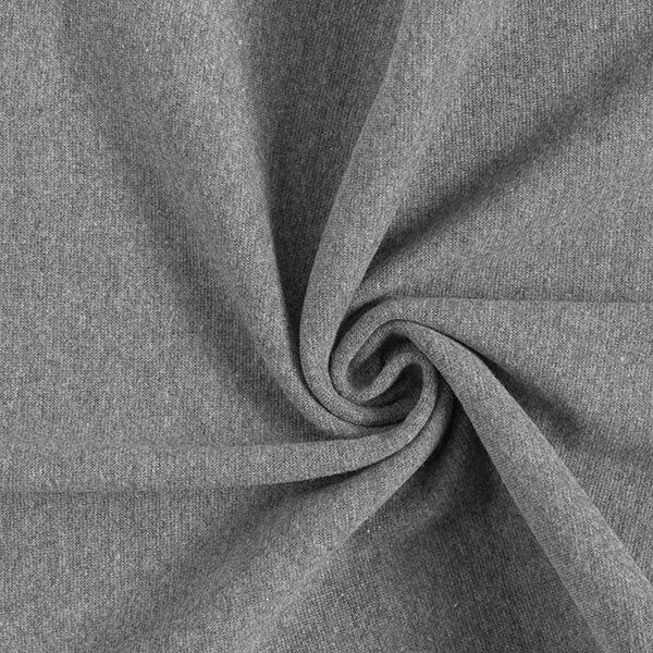 Bündchenstoff Melange – grau,  image number 1