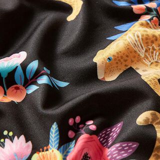 PERFORMANCE Jersey FLOWER TRACK | Hamburger Liebe | Albstoffe – schwarz, 
