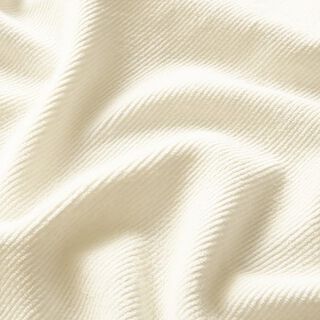 Jersey Cordsamt Querrips – weiss, 
