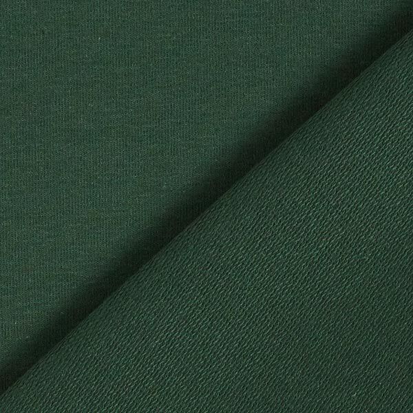 GOTS French Terry Sommersweat | Tula – dunkelgrün | Reststück 100cm