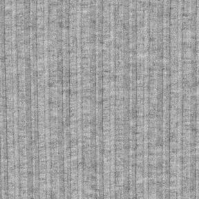 Rippenstrick Melange – hellgrau, 