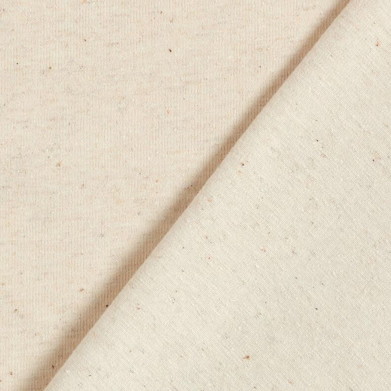 Jersey Baumwoll-Leinen-Mix uni – natur,  image number 3
