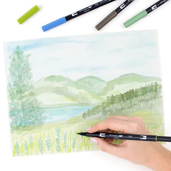 ABT Dual Brush Pen Aquarell Pastellfarben Set [ 18 Stück ] | Tombow,  image number 12