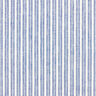 Leinen-Baumwoll-Mix Streifen breit – jeansblau/wollweiss,  thumbnail number 1
