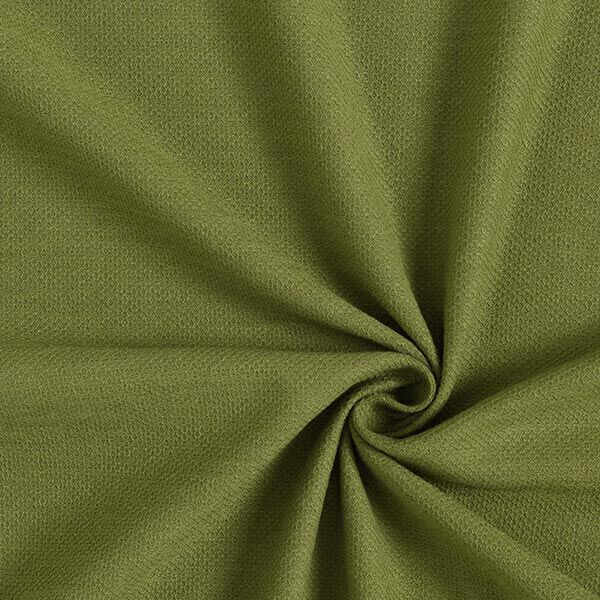 Baumwoll Piqué Uni – oliv, image number 1