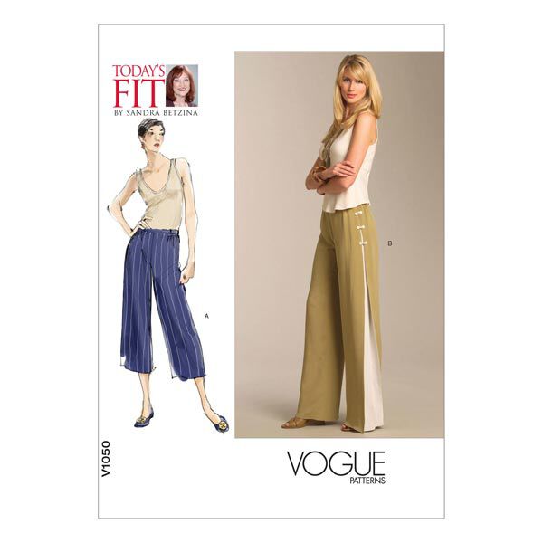 Schlaghose by Sandra Betzina | Vogue 1050 | One, image number 1