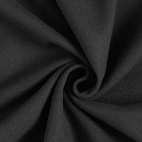 Mantelstoff recyceltes Polyester – schwarz, 