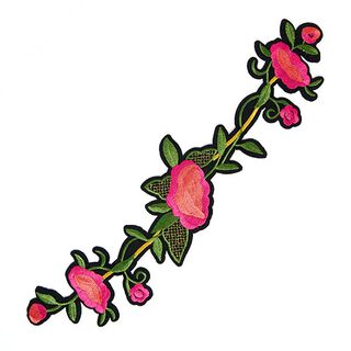 Applikation  Rosenranke (5,5 x 26,7 cm), 