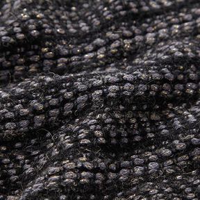 Mantelstoff Schurwoll-Mix Lurex Melange – anthrazit, 