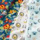 Baumwollpopeline Party-Tiere – aquablau,  thumbnail number 5