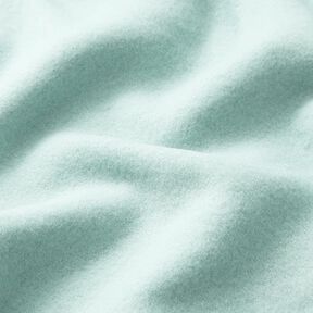Baumwollfleece Uni – eisblau, 