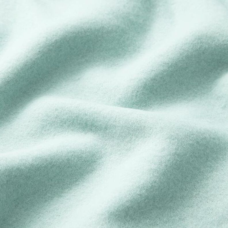 Baumwollfleece Uni – eisblau, image number 3