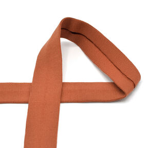 Schrägband Baumwolljersey [20 mm] – terracotta, 