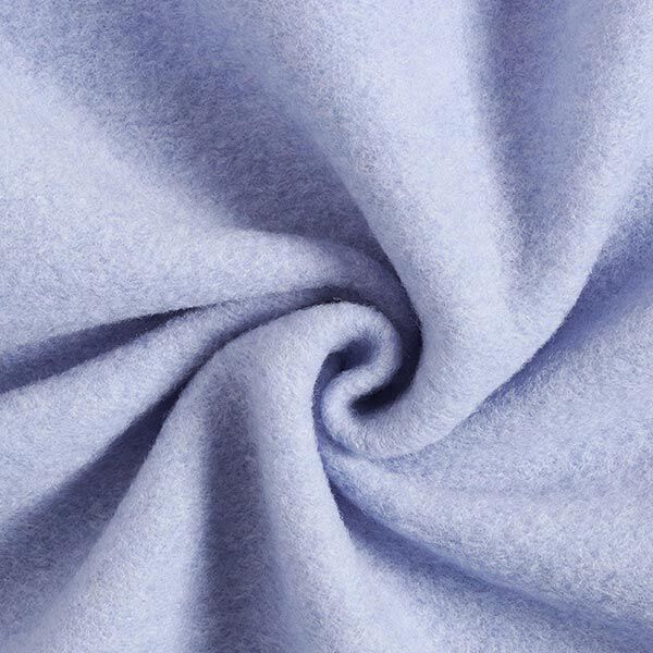 Walkstoff Woll-Mix Uni – hellblau | Reststück 100cm