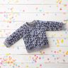 Sommersweat große Blumen | Poppy Fabrics – jeansblau,  thumbnail number 5