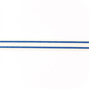 Webband Baumwolle Streifen – marineblau, 