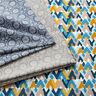 Baumwollstoff Cretonne Blumen und Ranken – blaugrau/weiss,  thumbnail number 5