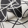Dekostoff Jacquard abstrakte Linien – elfenbein/schwarz,  thumbnail number 3