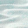 Outdoorstoff Jacquard Kreis-Ornamente – mint/wollweiss,  thumbnail number 2