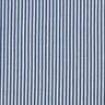 Baumwolljersey Seersucker feine Streifen – jeansblau/weiss,  thumbnail number 1