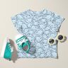 Baumwoll-Mix Jersey Elefantengewusel – silberblau,  thumbnail number 6
