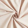 Seersucker kleines Karo, beige &ndash; anemone/weiss,  thumbnail number 3
