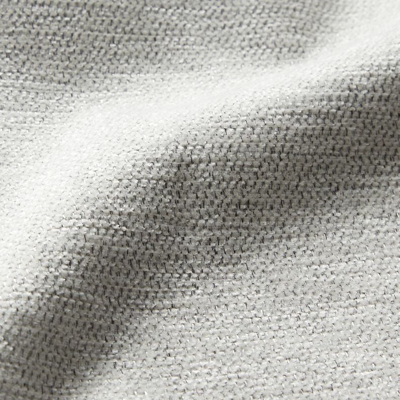 Polsterstoff Chenille Melange – wollweiss/silbergrau, image number 2