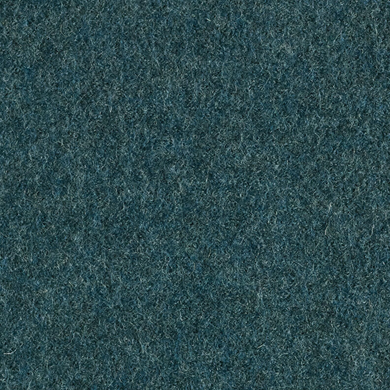 Woll-Walkloden Melange – ozeanblau,  image number 5