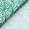 Beschichtete Baumwolle abstrakte Palmwedel &ndash; pfefferminz/elfenbein,  thumbnail number 4