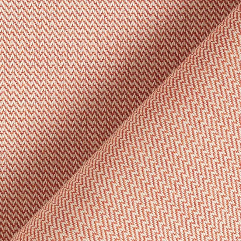 Outdoorstoff Jacquard kleines Zickzack – terracotta,  image number 5