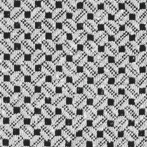 Mantelstoff K&auml;stchen &ndash; weiss/schwarz, 