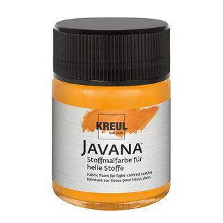 Javana Stoffmalfarbe für helle Stoffe [50ml] | Kreul – neonorange, 