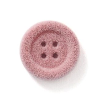 Samtknopf 4-Loch – rosé, 